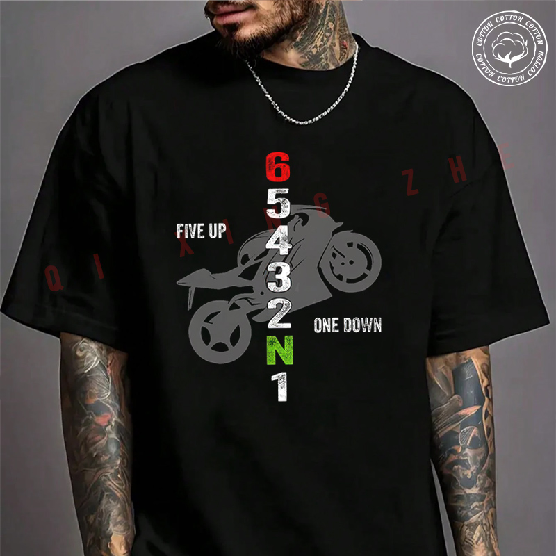 Motorcycle Gear Up Down - Motorcyclist Racing Motorcycle Gear Shift One