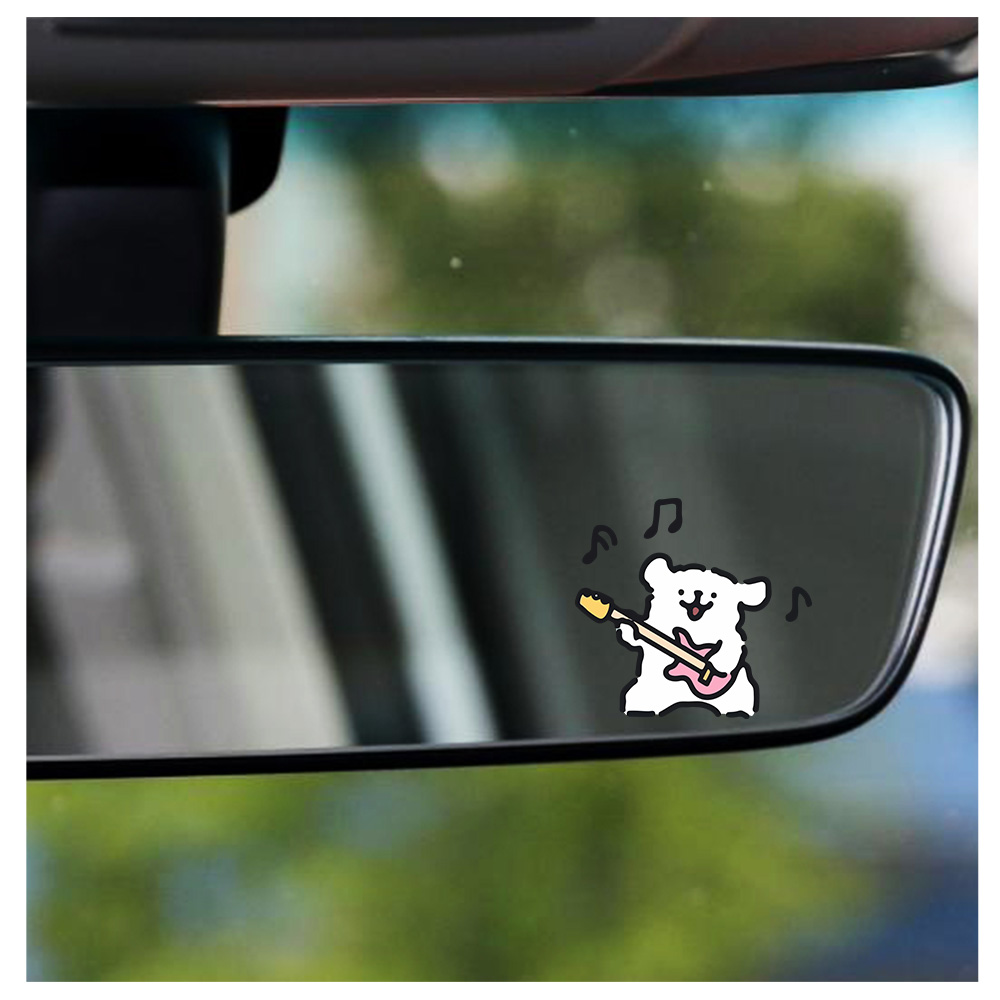 Motorcycle Gear Dogs - Car Custom Windshield Sticker Cute Line