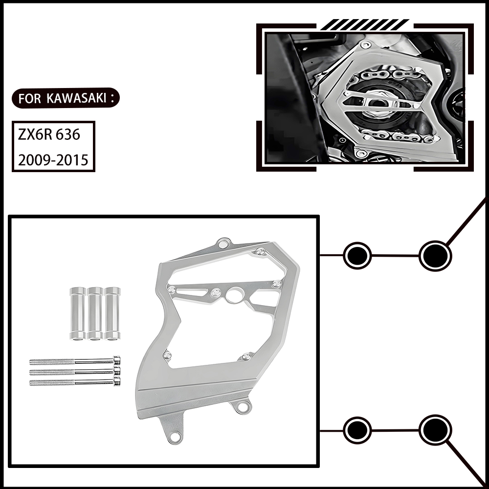Motorcycle Gear Essentials - Suitable for Kawasaki ZX-6R 636 09-15