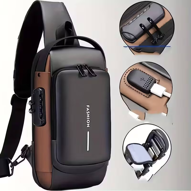 Motorcycle Gear Bag - Anti-theft Motorcycle Backpack with Lockable Zippers