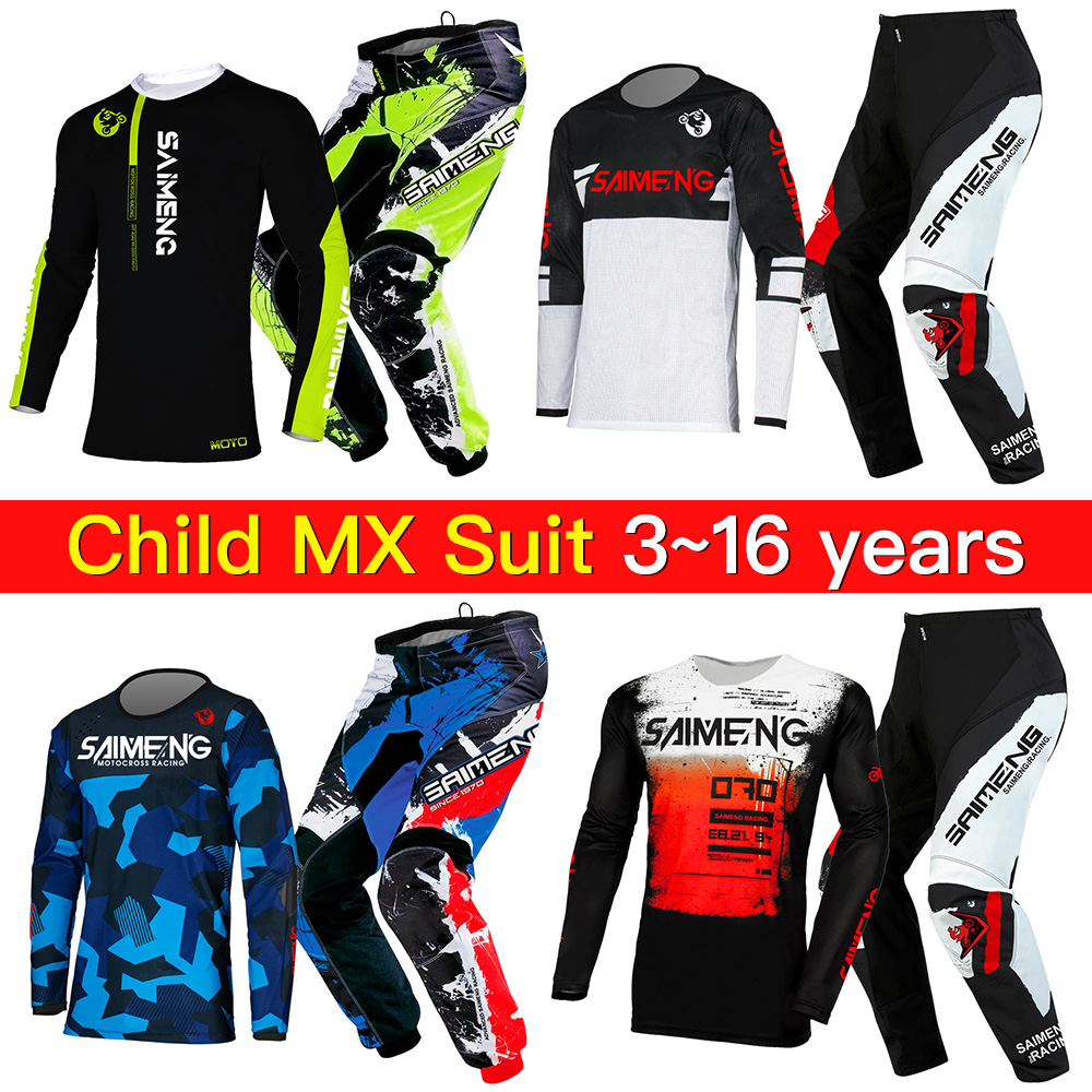Motorcycle Gear Outfit - Enduro Suit Child Motorcycle Gear Kids