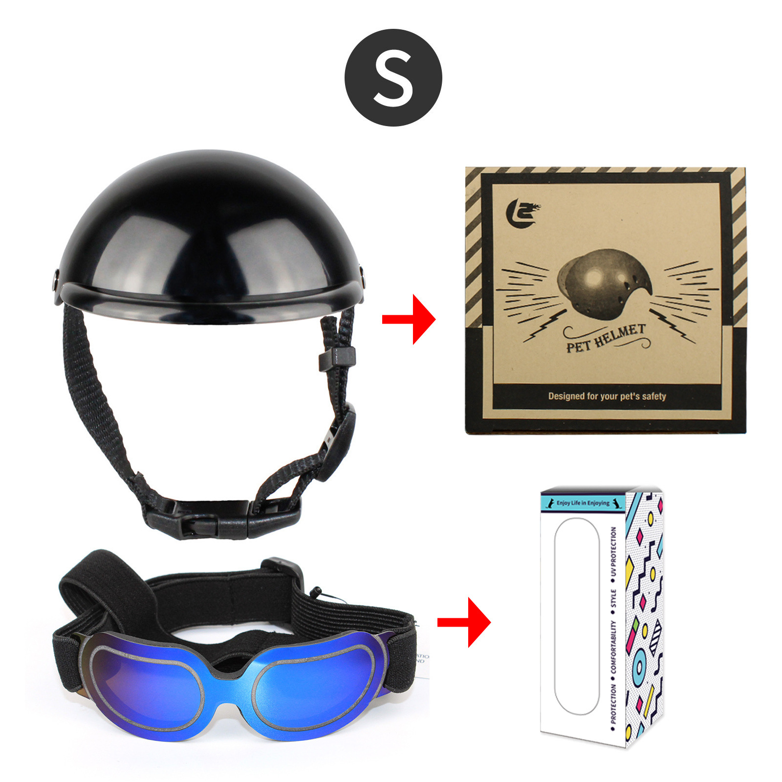 Pet Accessories Including Helm - Motorcycle Gear Dogs review and price