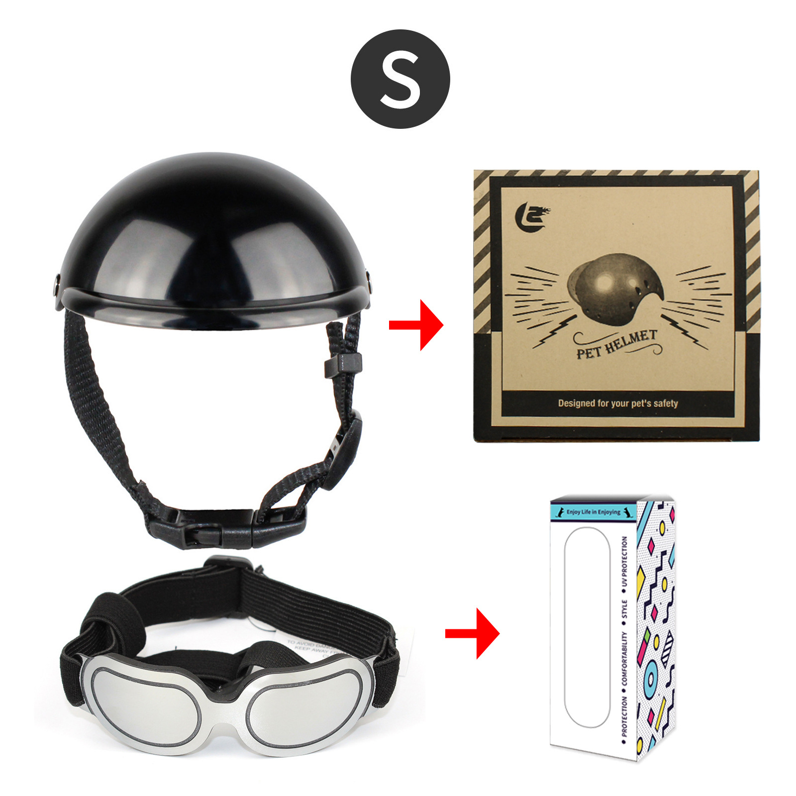 Pet Accessories Including Helm - Motorcycle Gear Dogs review and price