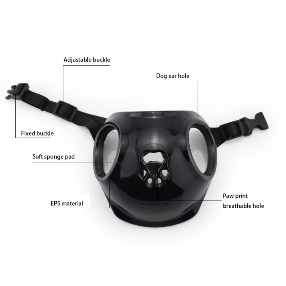 Plastic Pet Dog Helmets With E - Motorcycle Gear Dogs review and price