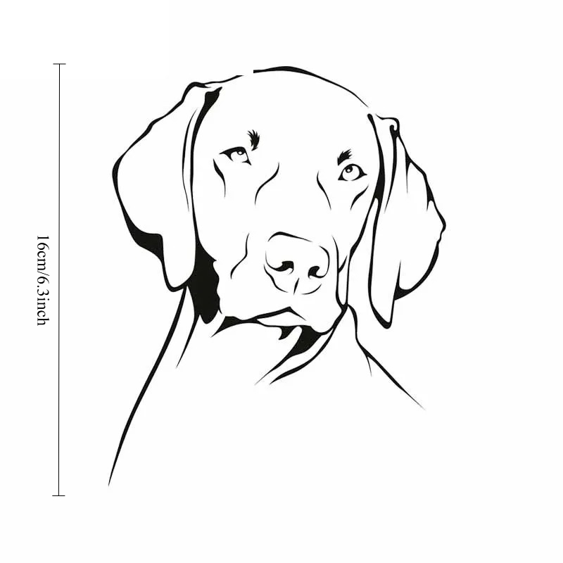 Weimaraner Dog Outline Waterpr - Motorcycle Gear Dogs review and price