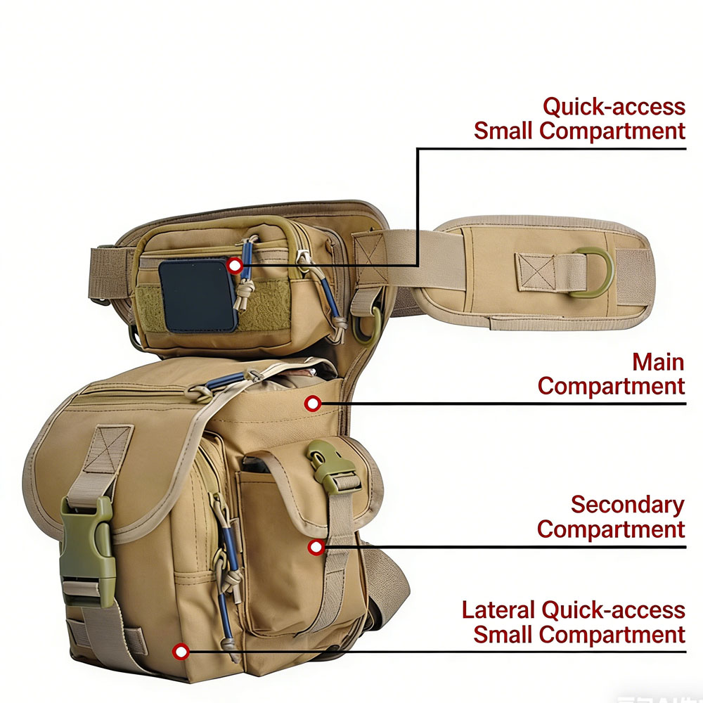 Tactical Drop Leg Bag Motorcyc - Motorcycle Gear Travel Bag review and price