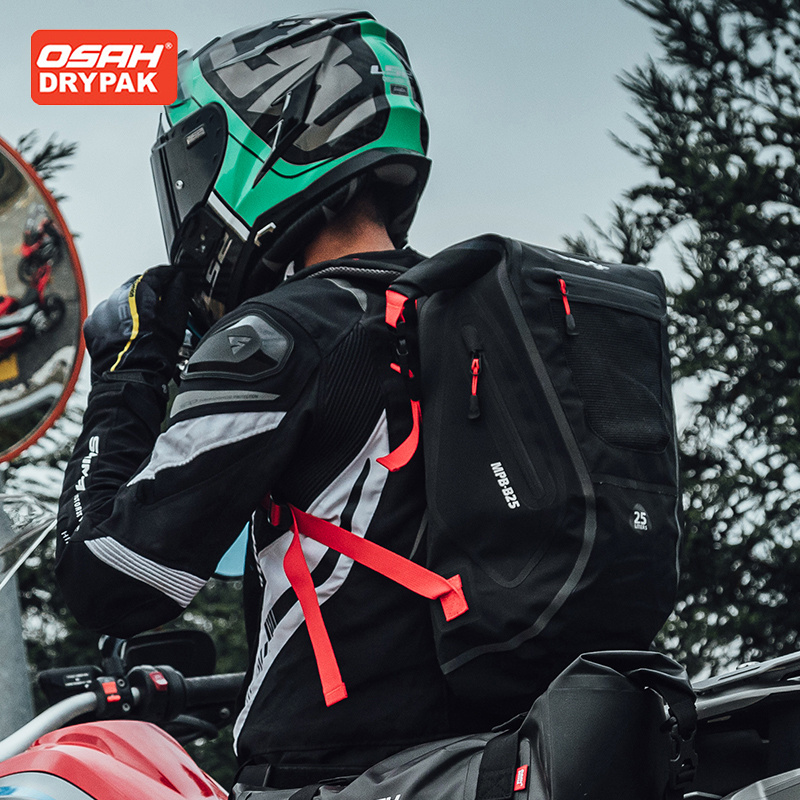 OSAH Grey Motorcycle Bag 25L L - Motorcycle Gear Travel Bag review and price