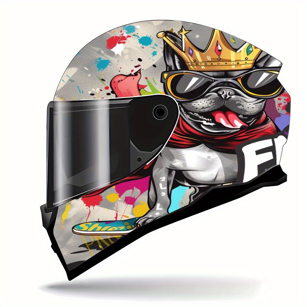 Doodle Dog Pile Full Helmet Wr - Motorcycle Gear Dogs review and price