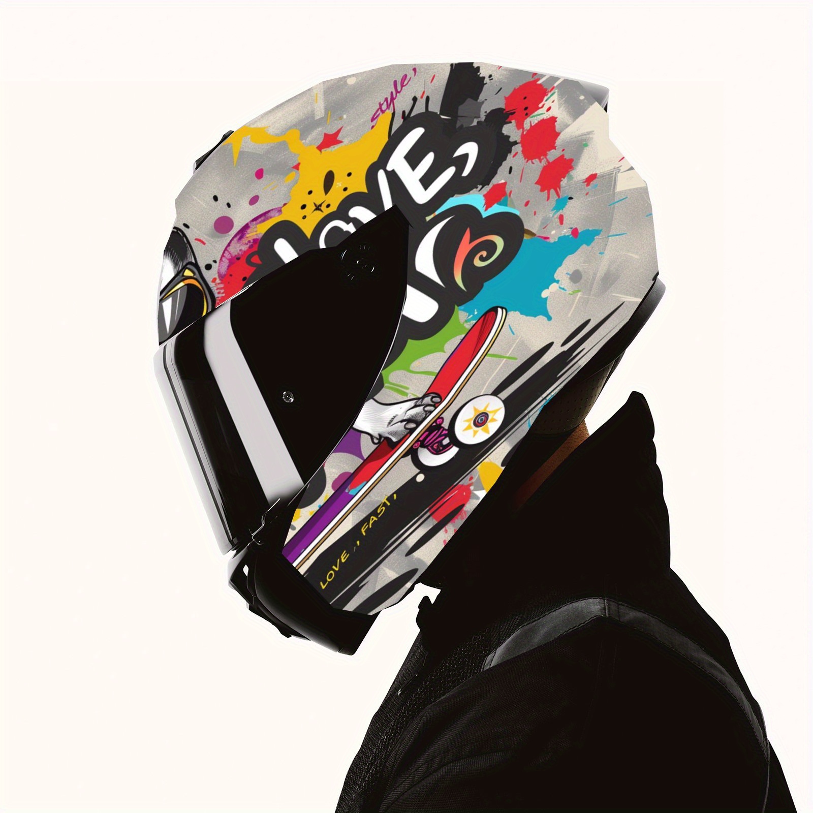 Doodle Dog Pile Full Helmet Wr - Motorcycle Gear Dogs review and price