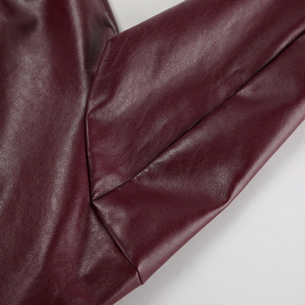 Vintage PU Leather Jacket Matt - Motorcycle Gear Outfit review and price