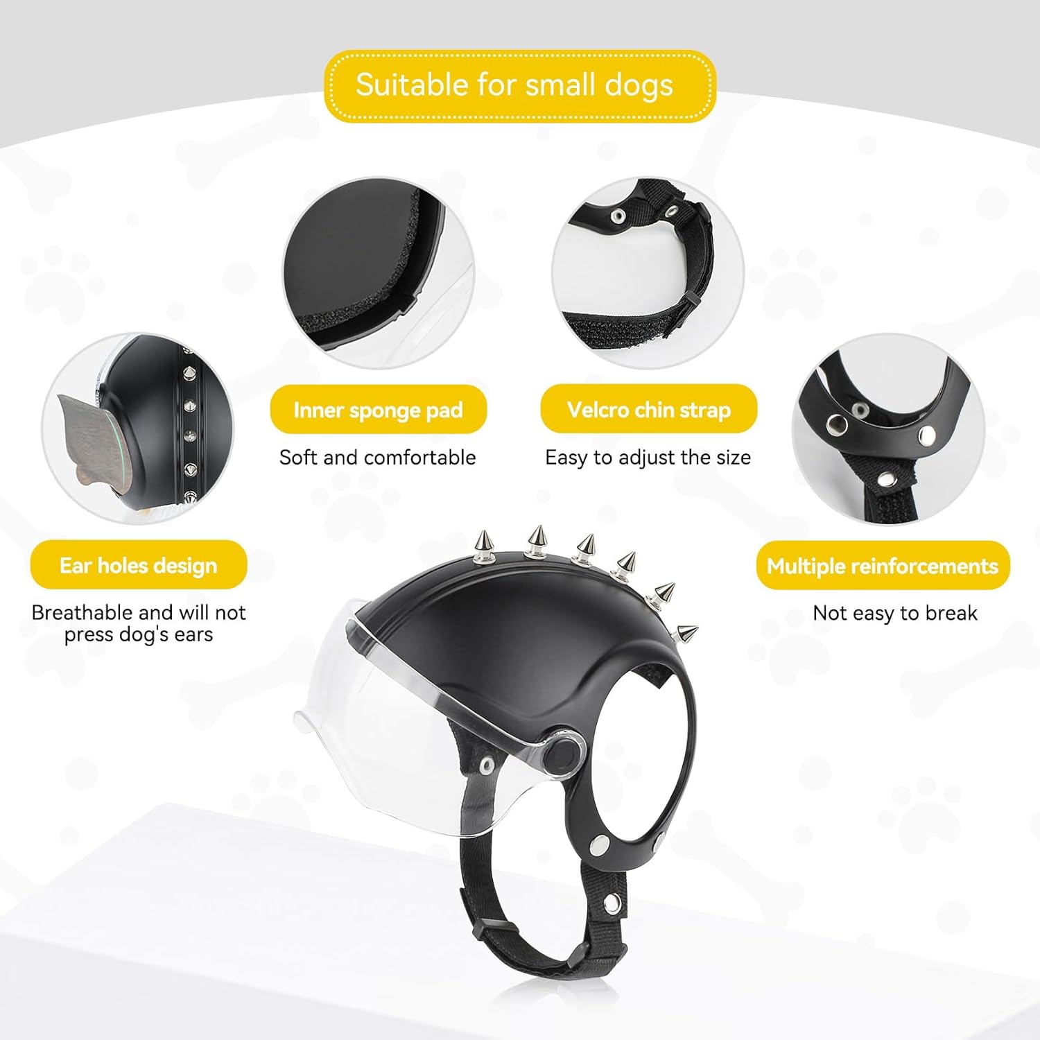 Small Dog Helmet Pet Motorcycl - Motorcycle Gear Dogs review and price