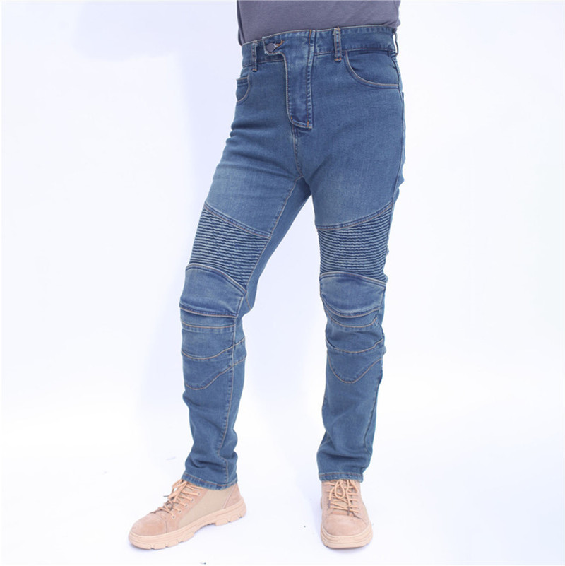 Men Jeans Embroidery Motorcycl - Motorcycle Gear Testing review and price