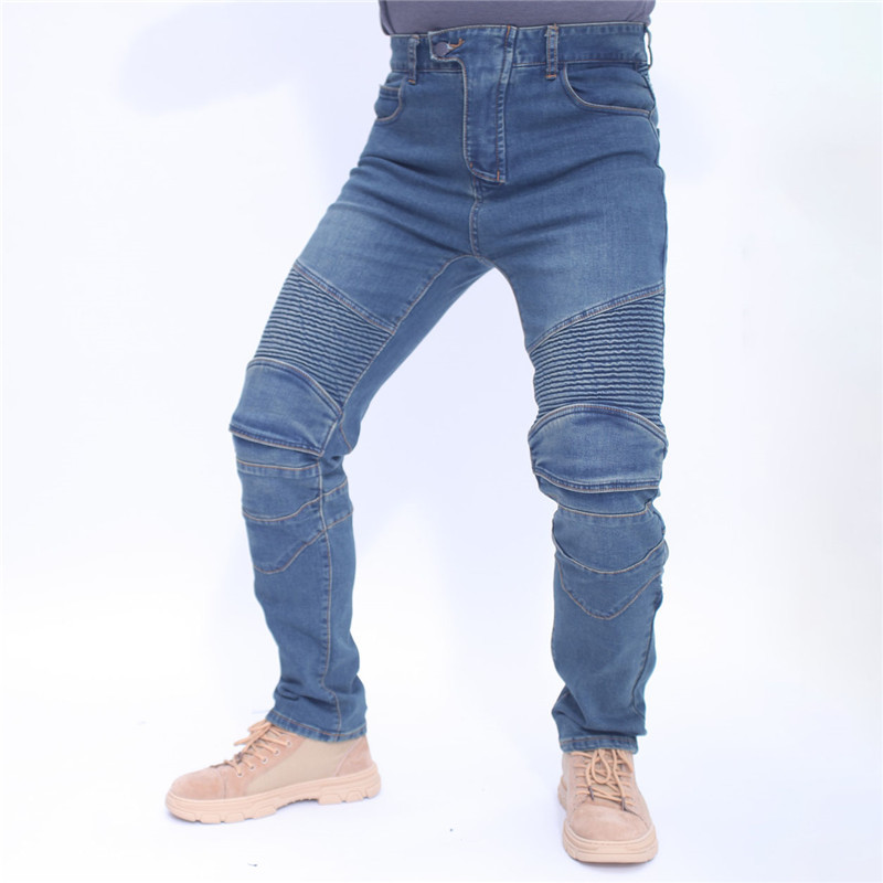 Men Jeans Embroidery Motorcycl - Motorcycle Gear Testing review and price